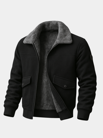 LAURENT MONACO | VESTE POUR HOMME AVEC FAUSSE FOURRURE