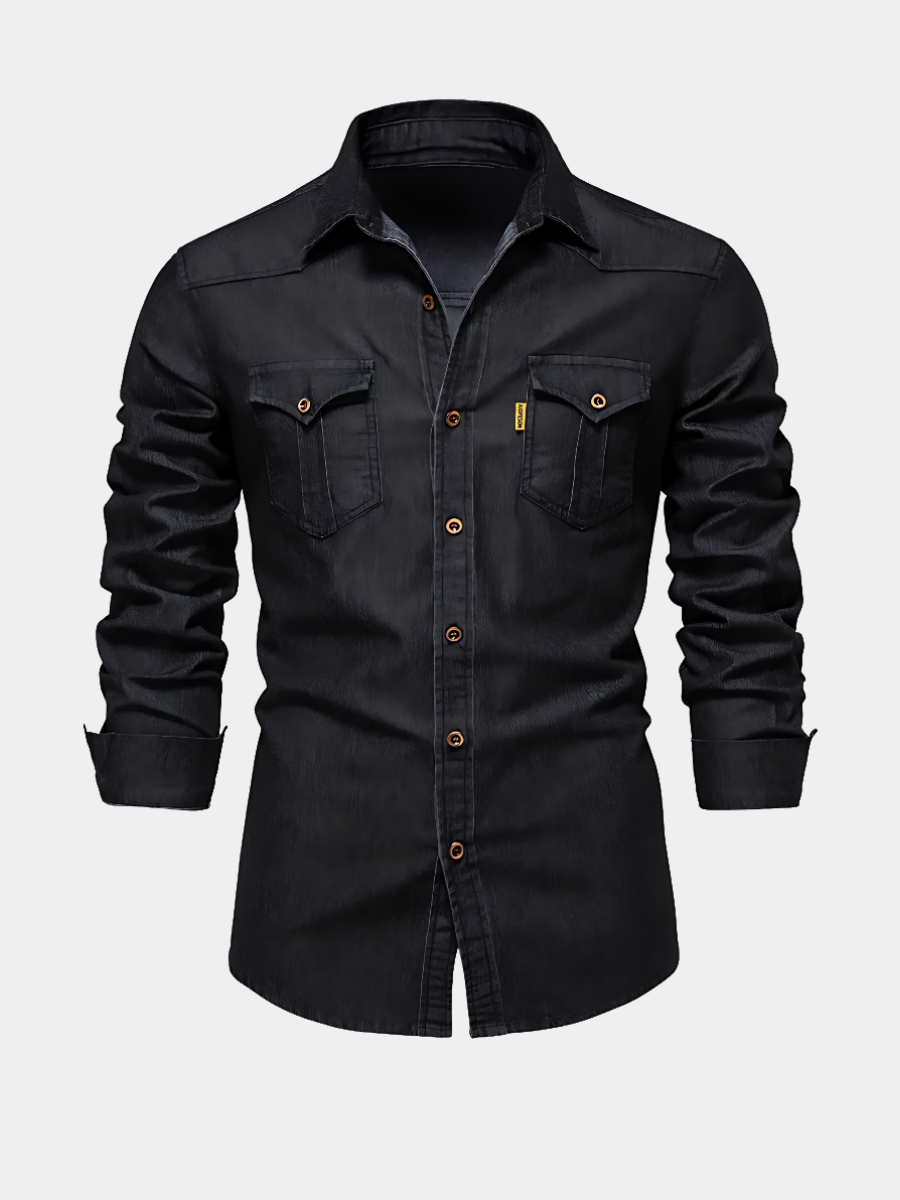 LAURENT MONACO | CHEMISE EN DENIM SLIM