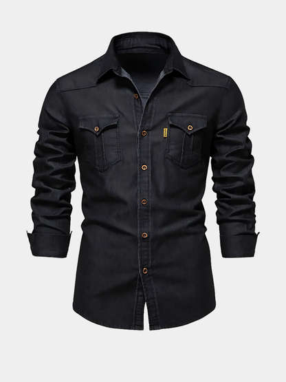 LAURENT MONACO | CHEMISE EN DENIM SLIM