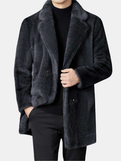 MANSSINO™ | Faux Fur Overcoat