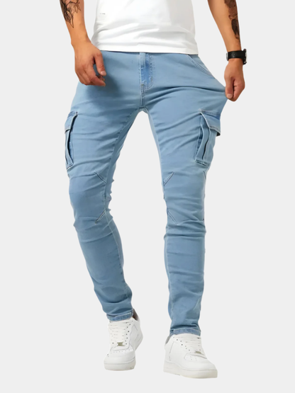 Elouan™ | Pantalon cargo stretch homme