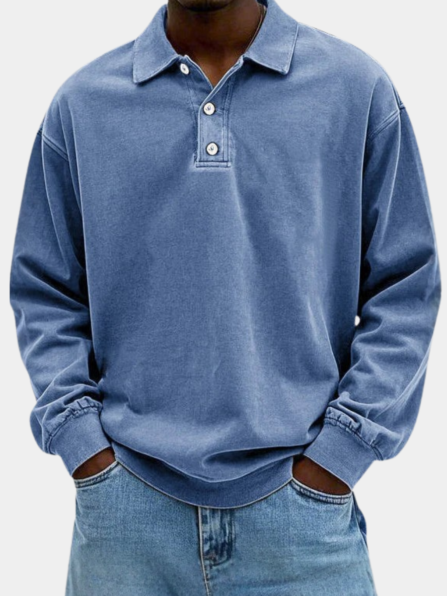 MONVIEL | Everyday Long-Sleeve Polo