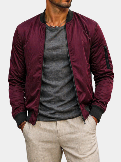 MANSSINO™ | Modern Fit Bomber Jacket