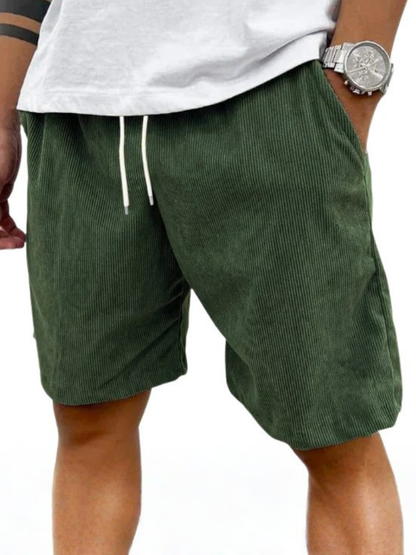 MANSSINO™ | Men's Fine-Wale Corduroy Drawstring Shorts