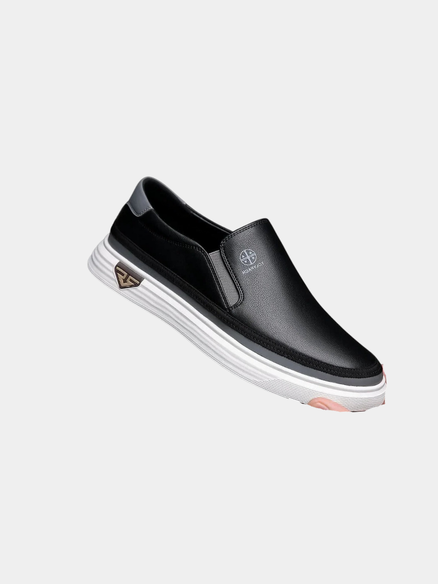 MANSSINO™ | Men's Leather Slip-On Platform Sneaker