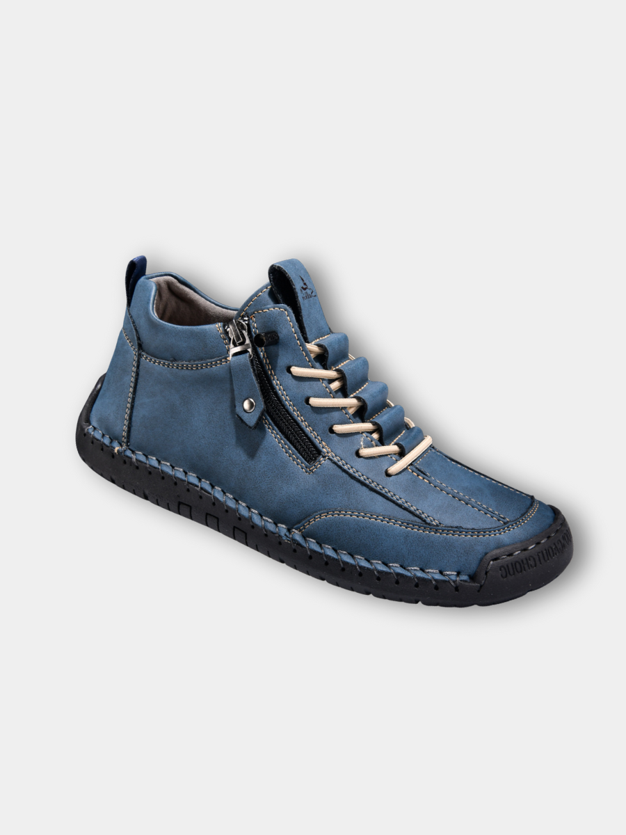 MONVIEL™ | Nubuck Side-Zip Ankle Boots