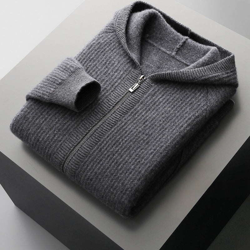 Hervé™ | Gilet hoodie zippé