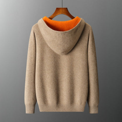 MANSSINO™ | Merino Wool Hooded Pullover