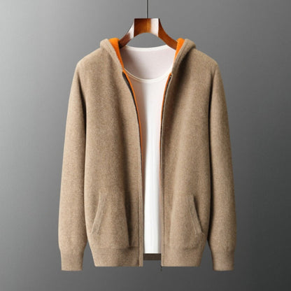 MANSSINO™ | Merino Wool Hooded Pullover