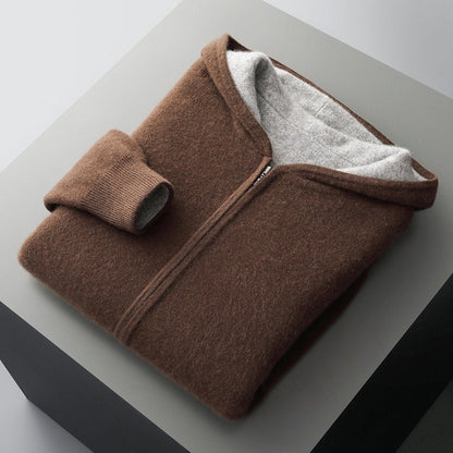 MANSSINO™ | Merino Wool Hooded Pullover
