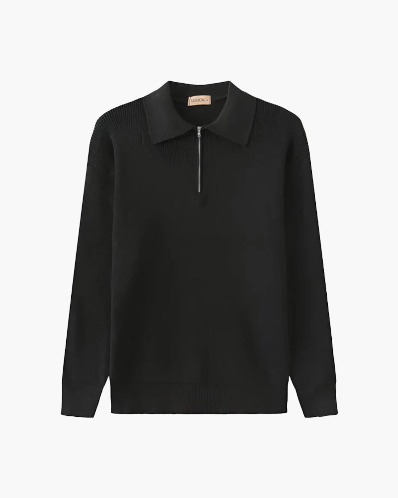 MONVIEL | COTTON HALF ZIP