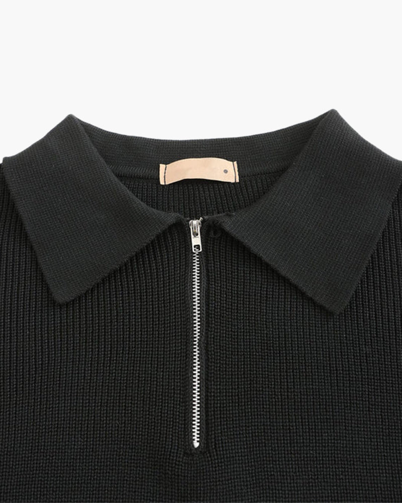MONVIEL | COTTON HALF ZIP