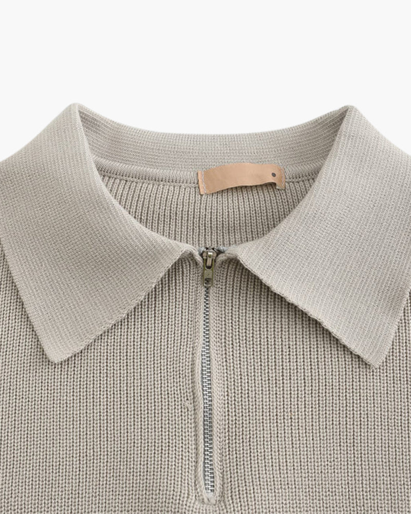 MONVIEL | COTTON HALF ZIP