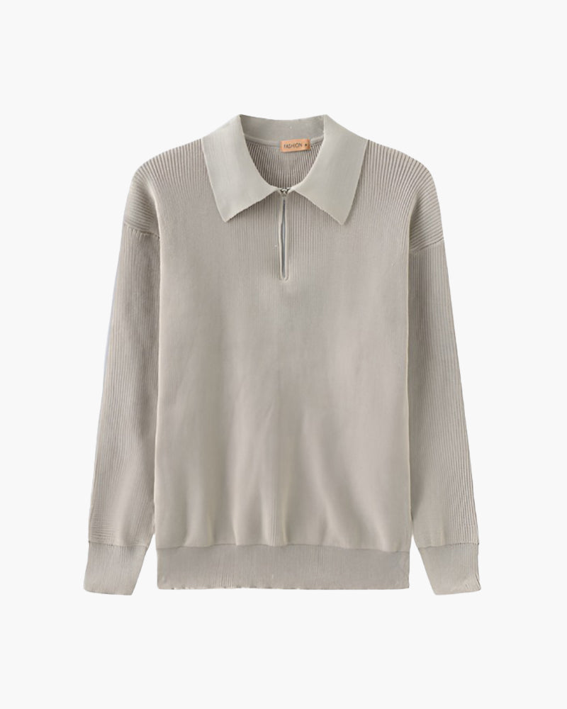 MONVIEL | COTTON HALF ZIP