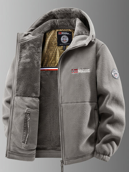 MONVIEL™ | Thermal Fleece Hooded Jacket