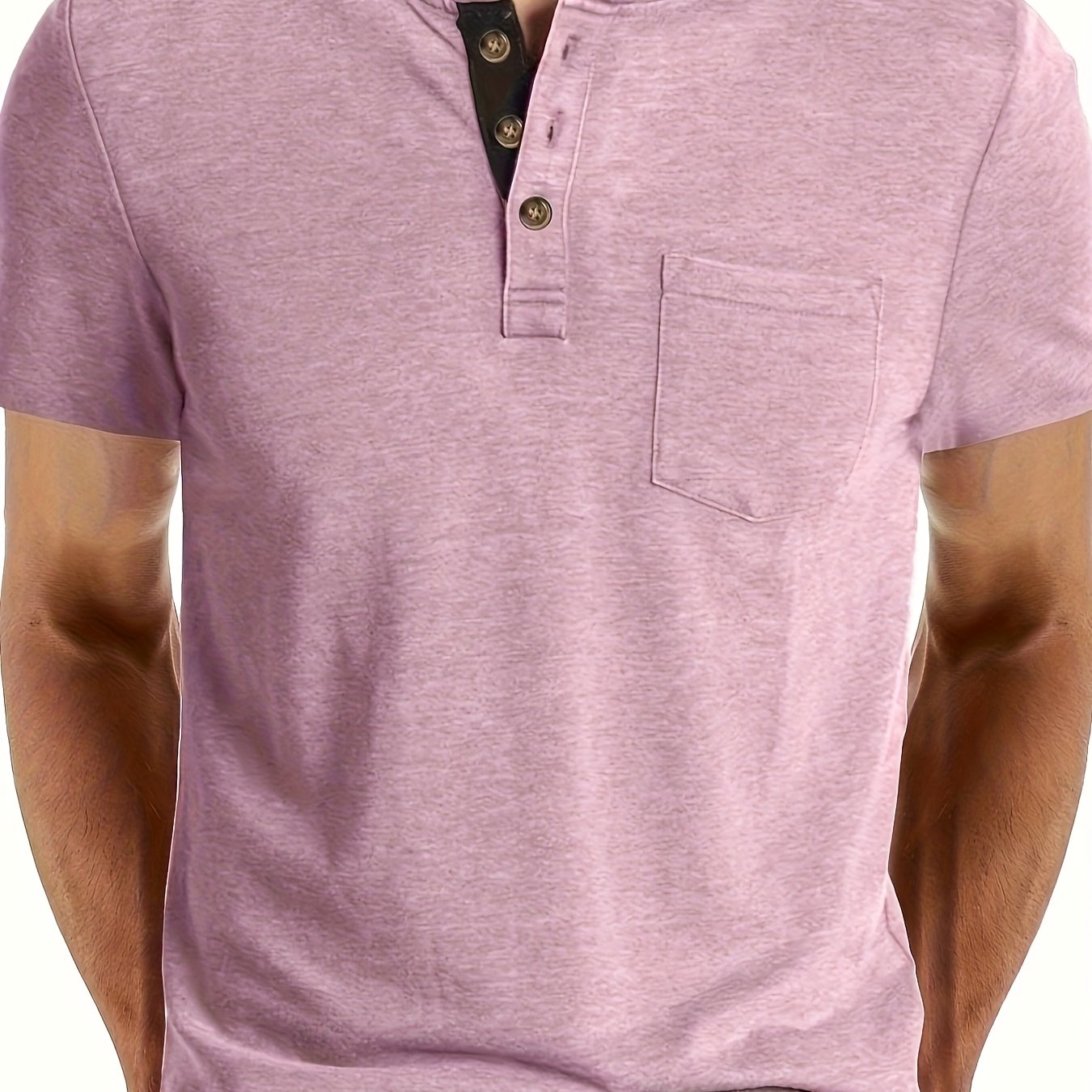 MONVIEL™ | Men's Cotton Henley T-Shirt