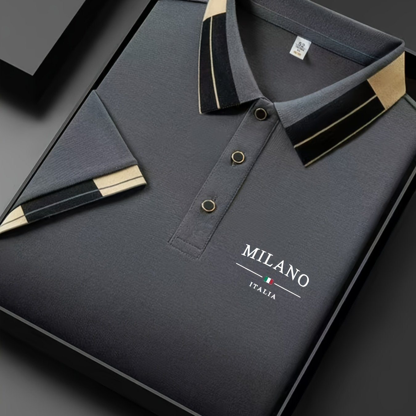 MONVIEL™ | Men's Milano Knit Polo Shirt