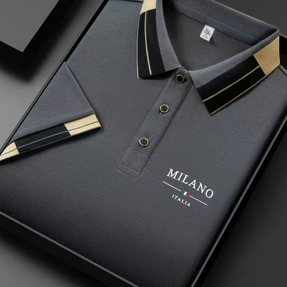 MONVIEL™ | Men's Milano Knit Polo Shirt