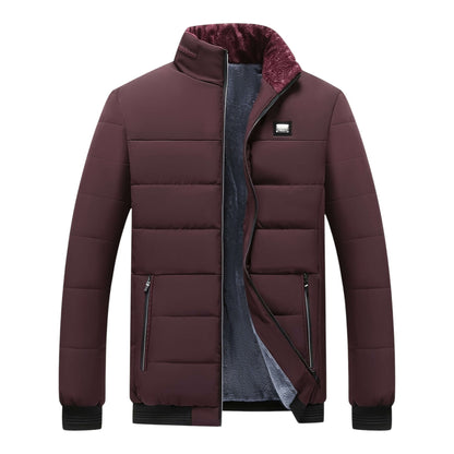 MANSSINO™ | Fleece-Lined Winter Zip Jacket
