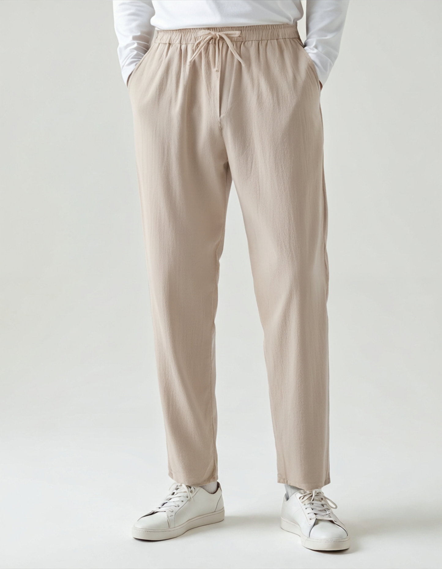 MONVIEL | Lightweight Breathable Linen Trousers