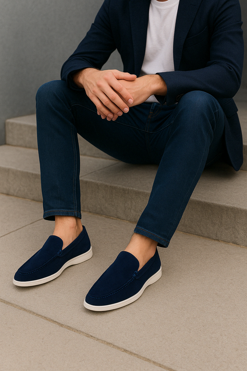 MANSSINO™ | Men's Textured Slip-On Loafer