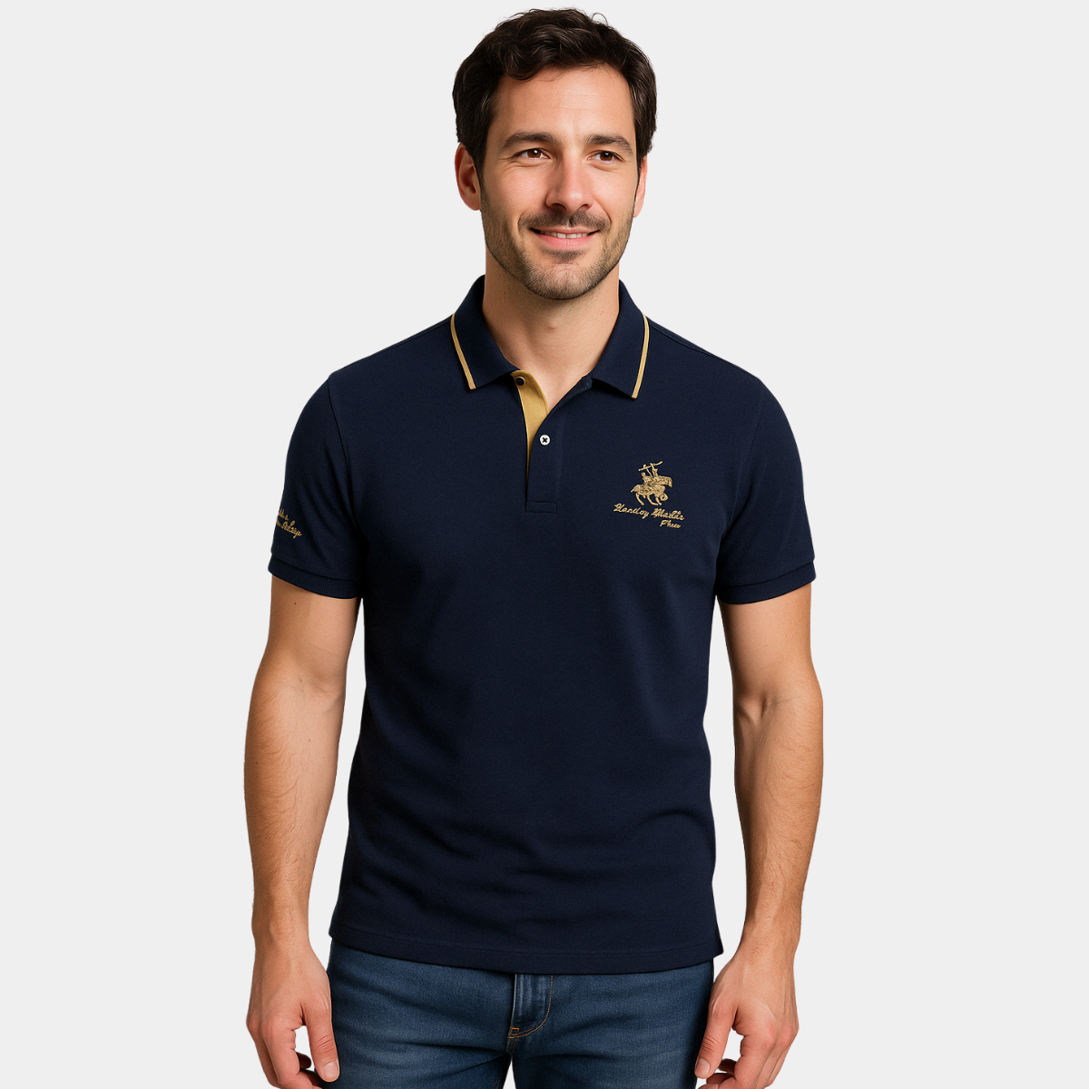 MONVIEL™ | Contrast-Trim Breathable Polo