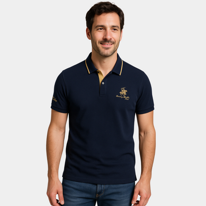 MONVIEL™ | Contrast-Trim Breathable Polo