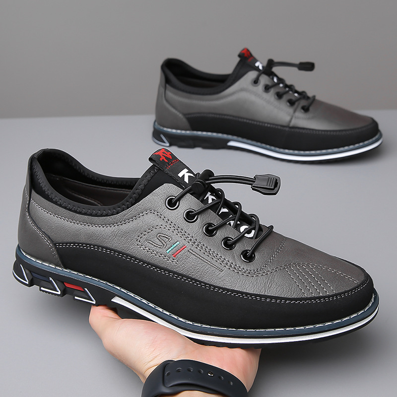 MONVIEL™ | Leather Lace-Up Casual Shoe