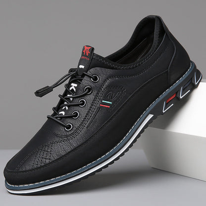 MONVIEL™ | Leather Lace-Up Casual Shoe
