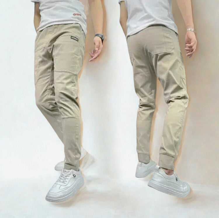 MONVIEL  | Ultra-stretch cargo trousers