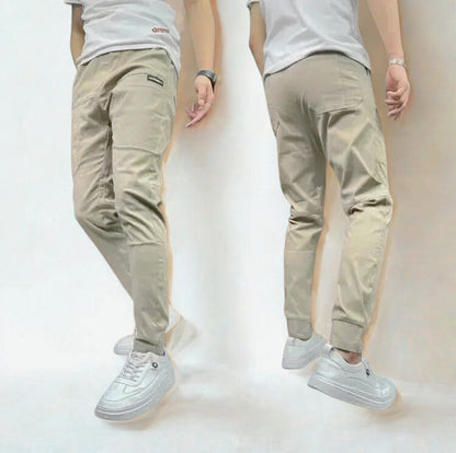 MONVIEL  | Ultra-stretch cargo trousers