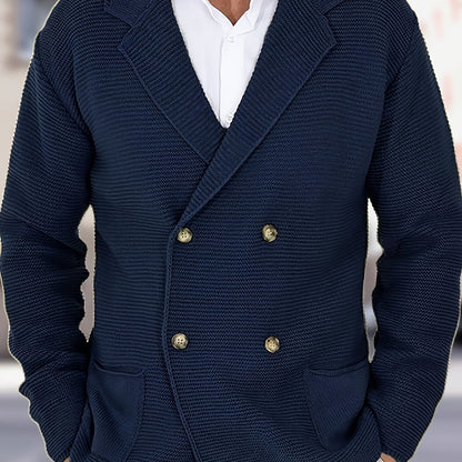 MANSSINO™ | Wool-Blend Jacket-Style Cardigan