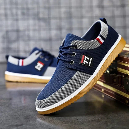 MONVIEL™ | Men's Canvas Lace-Up Espadrilles