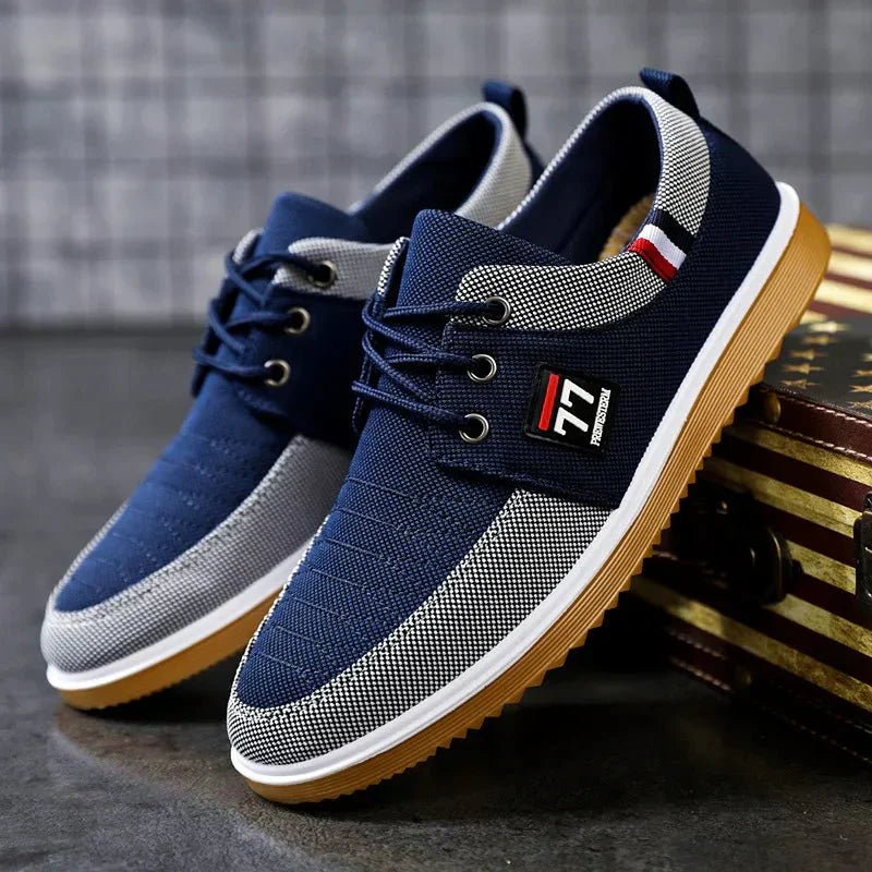 MONVIEL™ | Men's Canvas Lace-Up Espadrilles