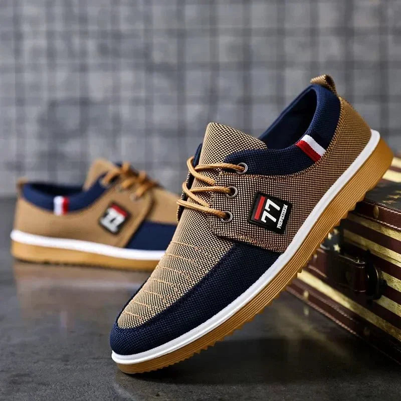 MONVIEL™ | Men's Canvas Lace-Up Espadrilles