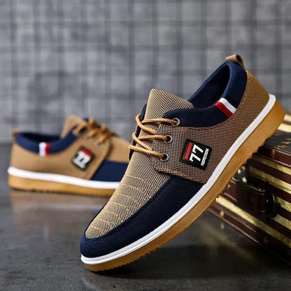MONVIEL™ | Men's Canvas Lace-Up Espadrilles