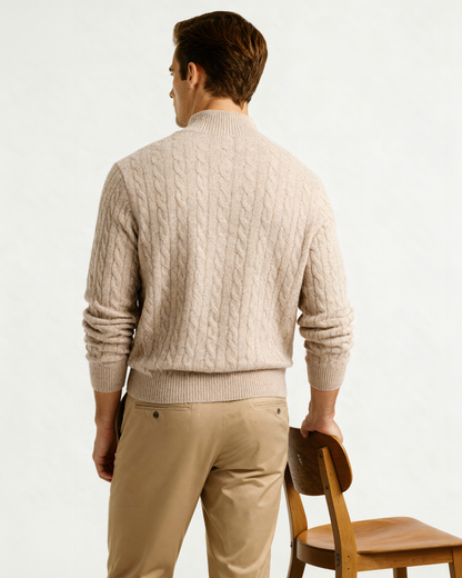 MONVIEL | HALF-ZIP CARDIGAN