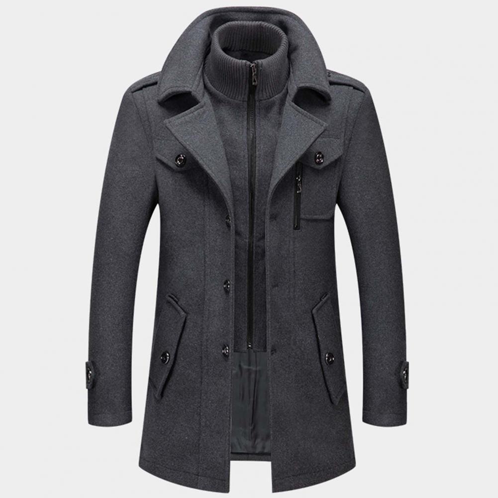 MONVIEL™ | Zip-Neck Buttoned Winter Coat