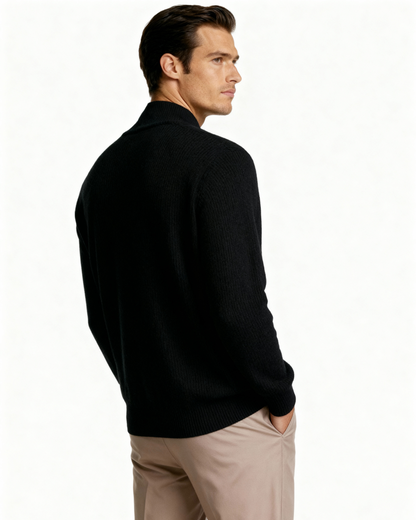 MONVIEL | CASHMERE ZIP-UP