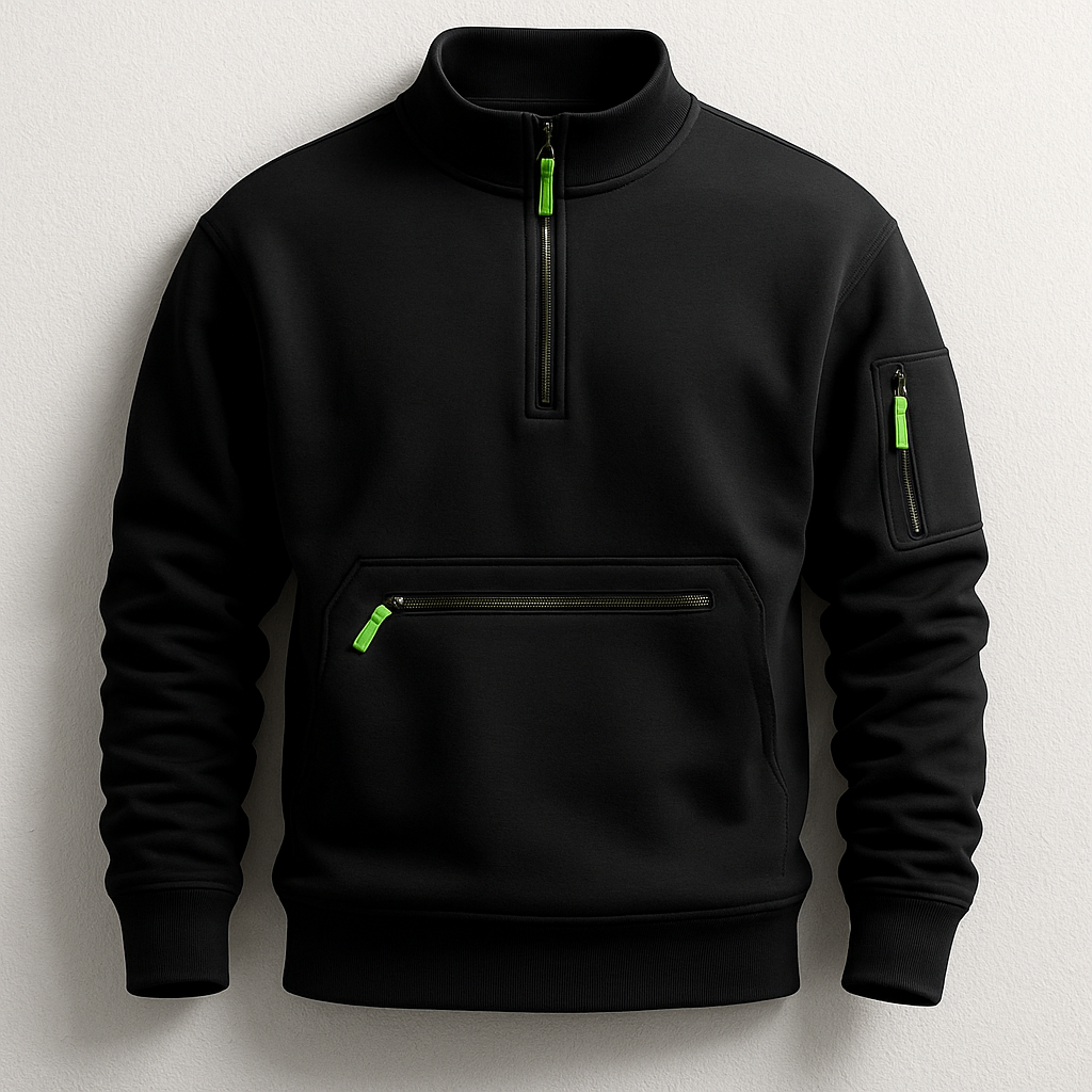 MANSSINO™ | Men's Knitted Fleece Pullover with Sleeve Pocket