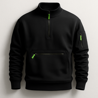 MANSSINO™ | Men's Knitted Fleece Pullover with Sleeve Pocket