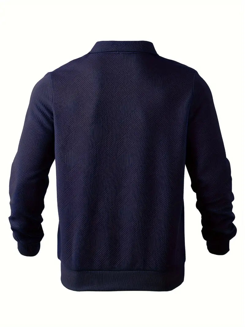 MANSSINO™ | Men's Geometric Pattern Knit Pullover