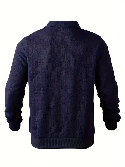 MANSSINO™ | Men's Geometric Pattern Knit Pullover