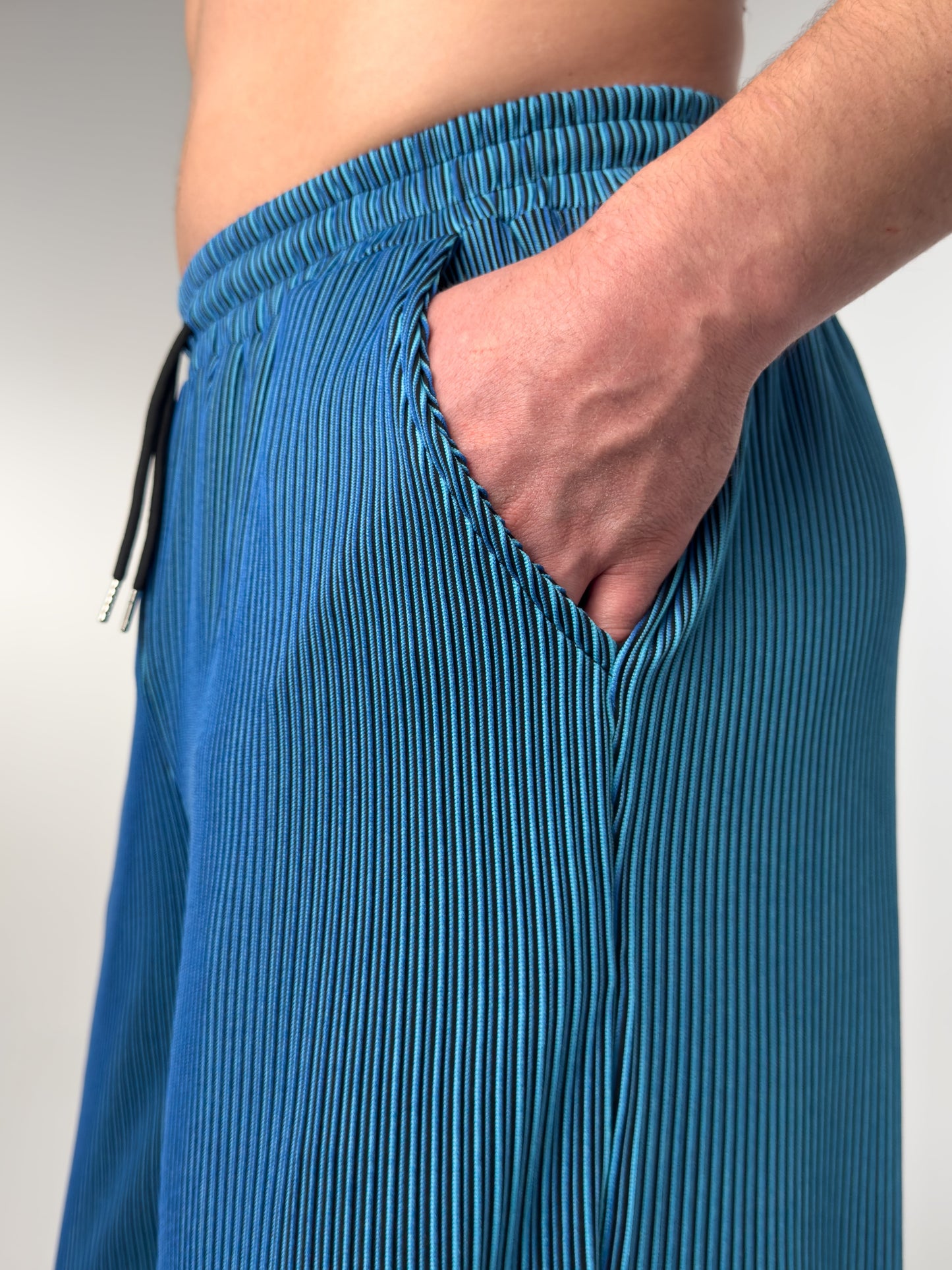 MANSSINO™ | Men's Lightweight Pinstripe Drawstring Trousers