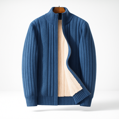MANSSINO™ | Men's Ribbed Zip Cardigan
