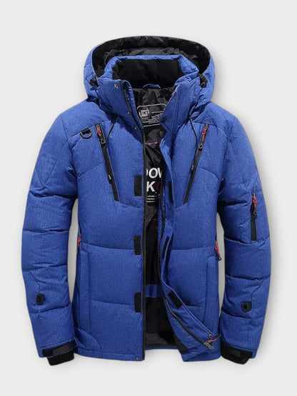 LAURENT MONACO | VESTE D'HIVER SOLIDE POUR HOMME