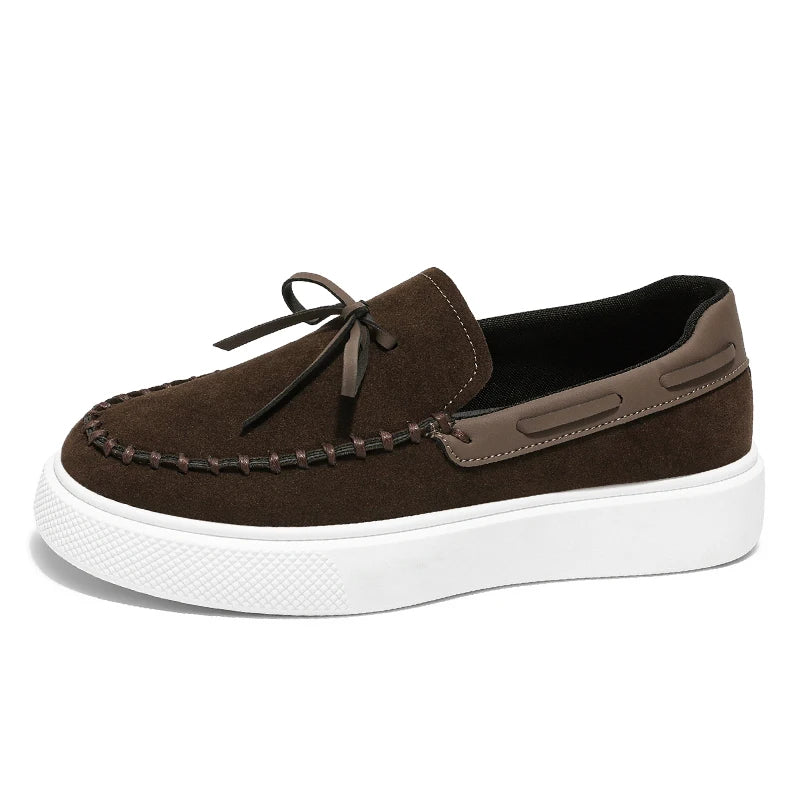MANSSINO™ | Men's Suede Platform Boat Shoe