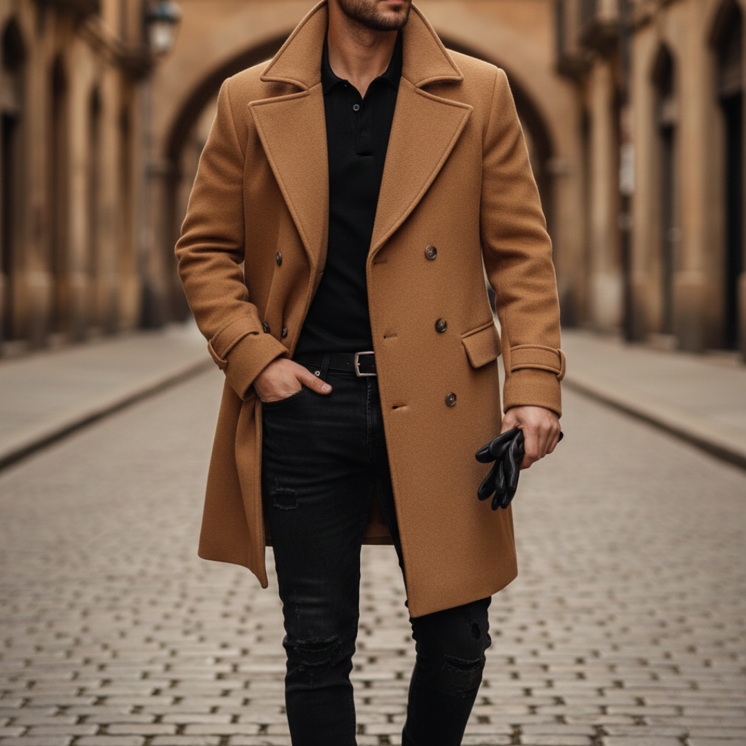 MANSSINO™ | Classic Wool Overcoat