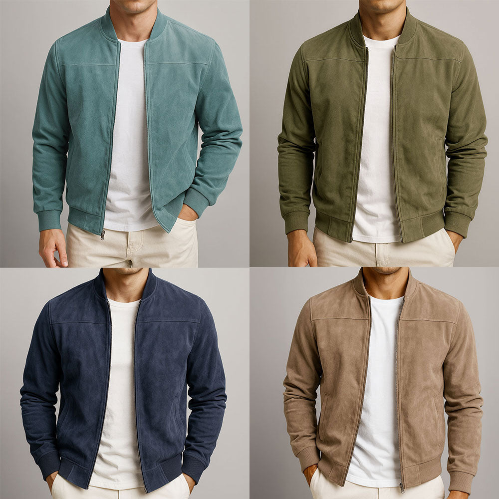 MONVIEL™ | Urban Suede Leather Jacket