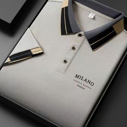 MONVIEL™ | Men's Milano Knit Polo Shirt